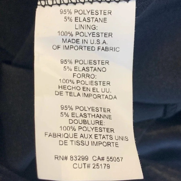 Jump Apparel Nordstrom Black Satin V-Neck Cross Back Mini Dress Size 3/4 NWT - Picture 11 of 14